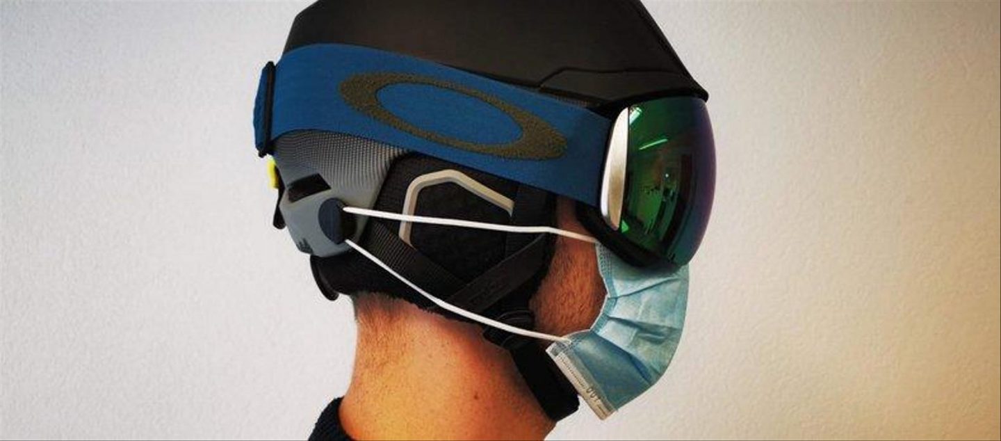 Invention: La solution simple d’un Valaisan pour skier avec un masque